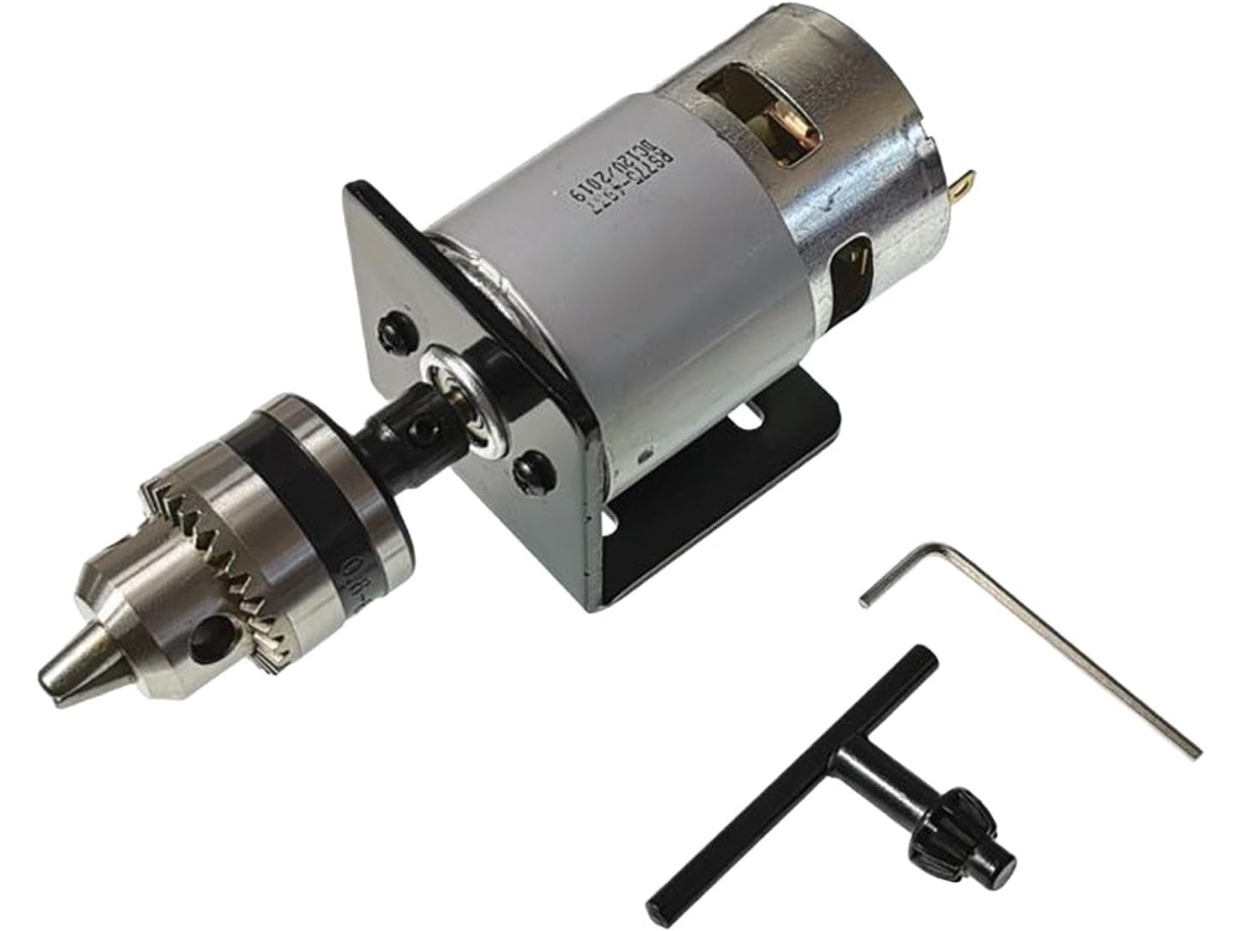 Conjunto De Furadeira Com Motor, Micro Broca, Acessórios Para