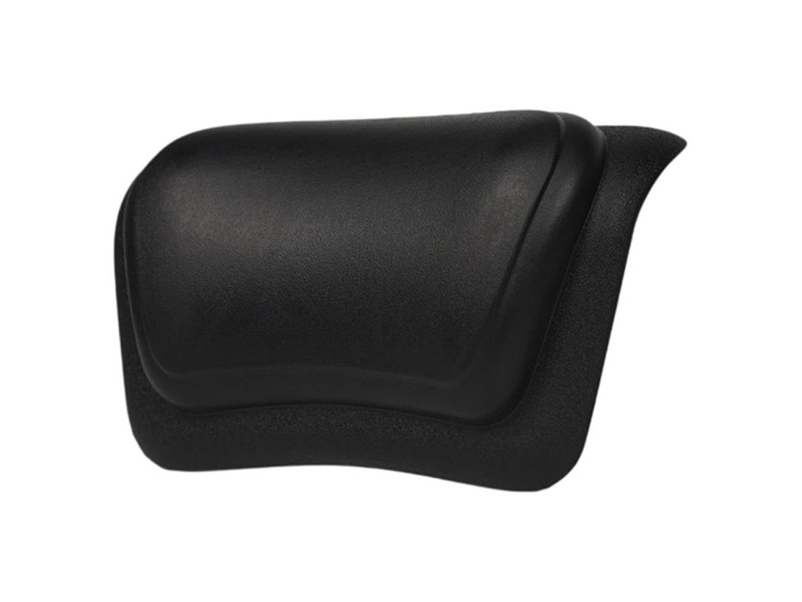 Almofada Spa Banho – Apoio Pescoço – Ventosa Antiderrapante – Poliuretano – Preto – 33×20×8 Cm