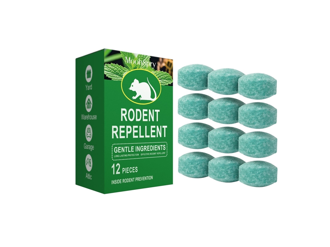 Repelente de Ratos para Ambientes Internos e Jardim, Efeito Rápido LAXISCREED
