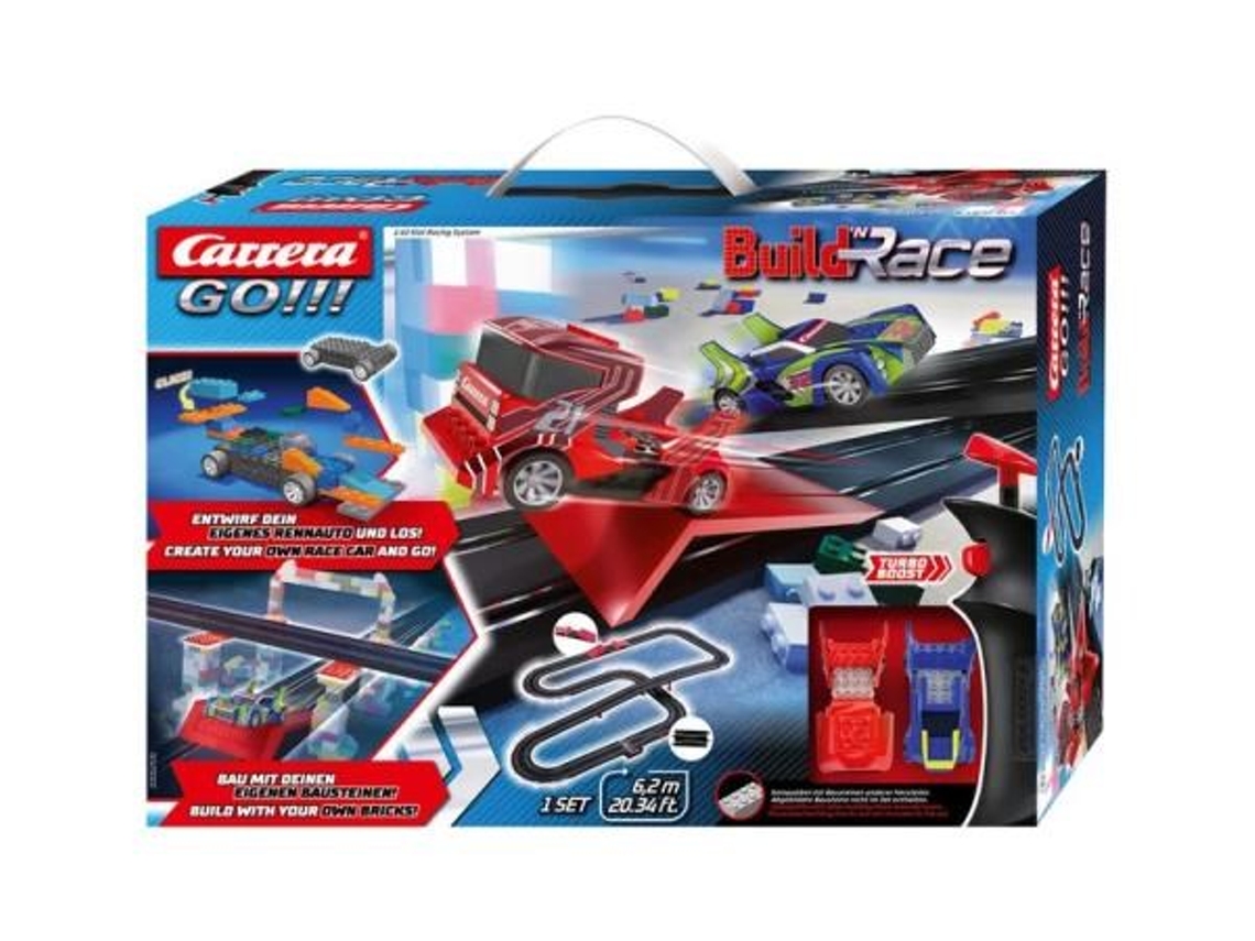 Faixa promocional, vamos lá!! Conjunto de corrida Build N Race 6,2 m 62531 Carrera