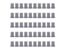 Capas De Parafuso Hexagonal À Prova De Água E Poeira Em Silicone M14 35mm (50 Unidades)
