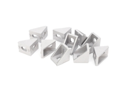 Conector De Ângulo Retto De Alumínio 10pcs Para Perfil Extrusão 2020 Impressora 3d Acessório Padrão T