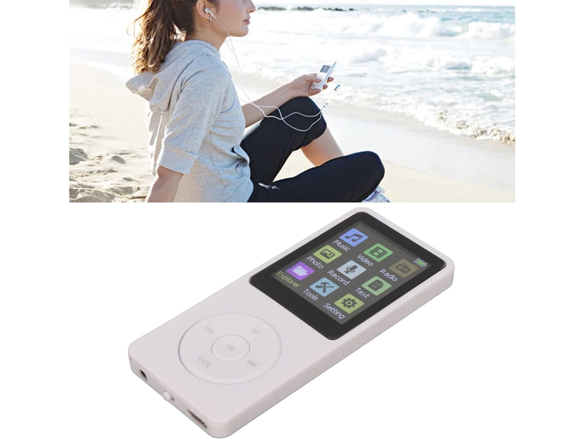 Reprodutor De Música Digital Com Tela Lcd 1, 8 Polegadas, Ultrafino, Compatível Com Mp3 Mp4, Suporte Para Cartão De
