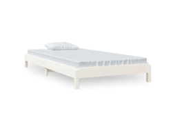 Stack Bed, Stack Beds Vidaxl Branco Madeira De Pinho (90 X 190 Cm)