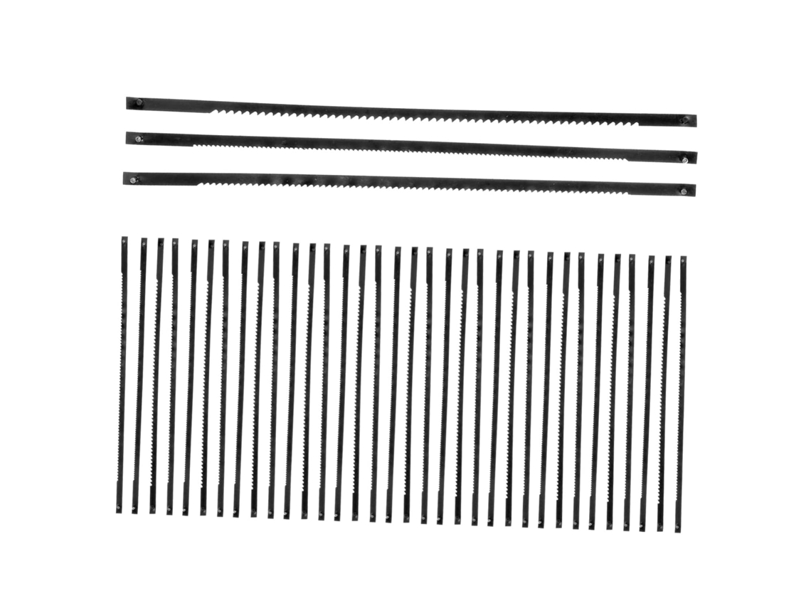 Conjunto De 36 Lâminas De Serra De Aço Sortidas Para Madeira E Plástico.
