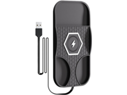 Carregador veicular Semi Fio, acessórios para celular, base de silicone antiderrapante