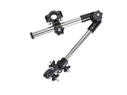Suporte Para Guarda-chuva Para Cadeira De Rodas Smafox, Ajustável Em 360°, Com Conexão Giratória Para Guarda-chuva (preto)