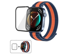 Pulseira De Relógio Com Fecho De Velcro Em Nylon E Película Curva 3d.