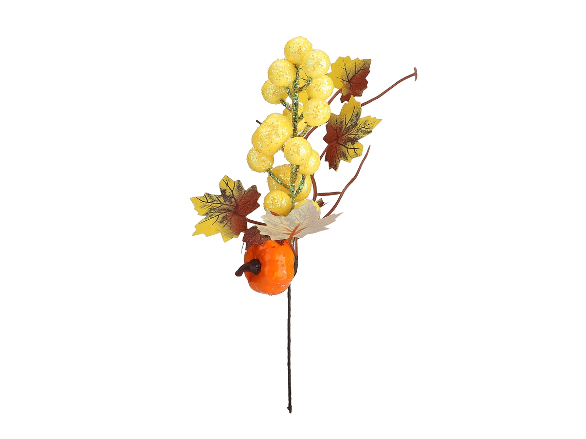 Folhas de Maple Artificial LAXISCREED 22cm com Ferro e Espuma