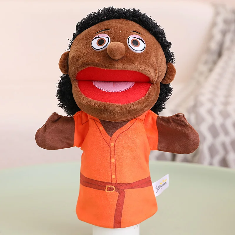 Fantoche de Dedo de Pelúcia Infantil, Acessório para Histórias de Ninar MDUG (estilo 8, 33 Cm)
