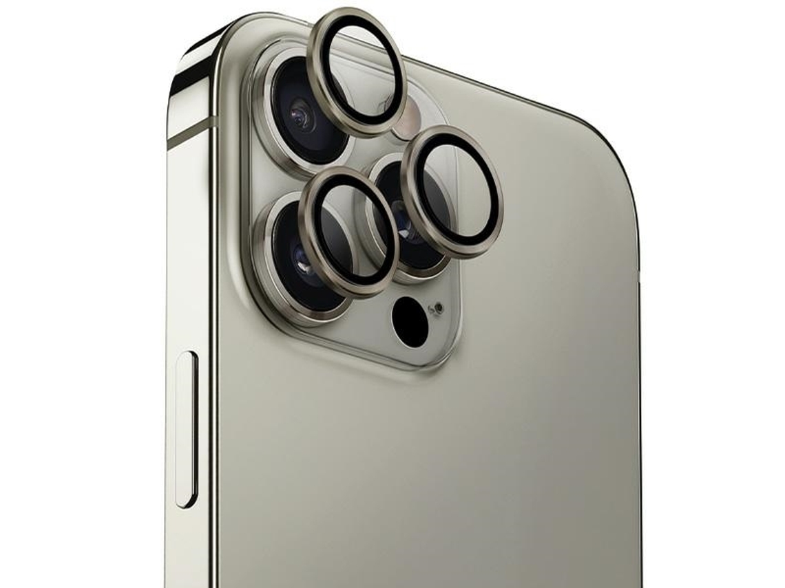 Protetor De Lente De Câmera De Alumínio Uniq Optix Para Iphone 16 Pro 6.3 E 16 Pro Max