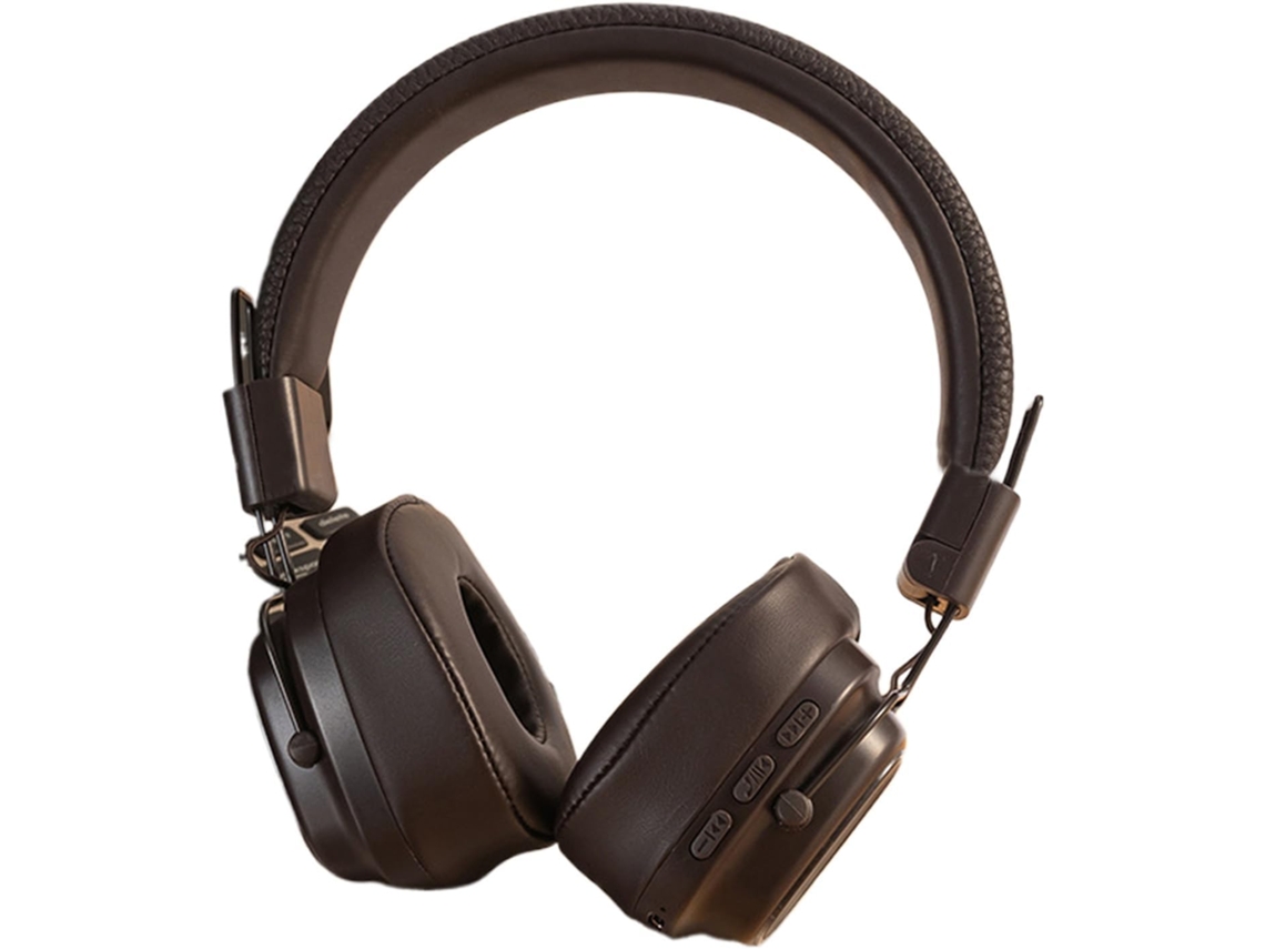 Fones De Ouvido Sem Fio Supra Auriculares Elegantes Para Viagem
