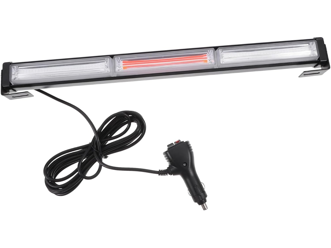 Luz Estroboscópica Led Branca Amosfun Para Grade E Choque Do Carro