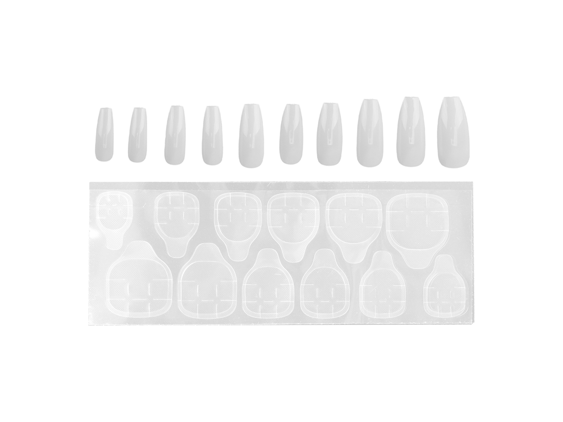 10uñas Postizas De Cofre Largas De Cubierta Completa Para Mujeres Y Niñas N5342-02