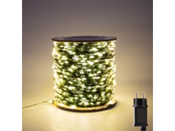 Cordão de Luzes Led Verde, Mini Luzes Led À Prova D'água MDUG (200.000 Leds Brancos Quentes)
