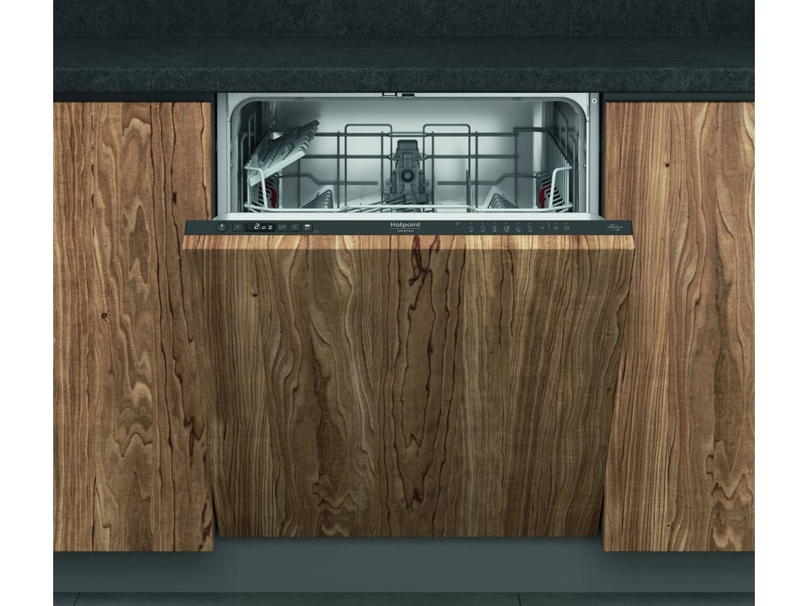 Máquina de Lavar Loiça de Encastre HOTPOINT H2I HD526 A (14 Conjuntos - 59,8 cm - Painel Preto)