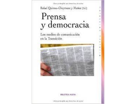 Livro Prensa Y Democracia de Vários Autores