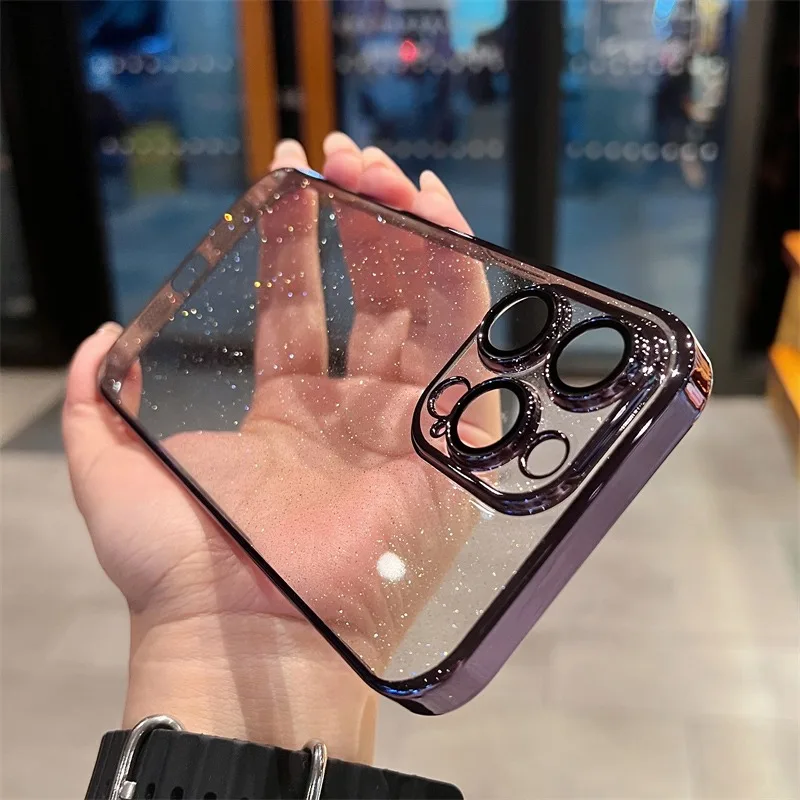 Capa Para Celular (iphone 15 Plus Roxo Escuro) Com Revestimento Eletroplástico, Feita De Policarbonato Rígido.