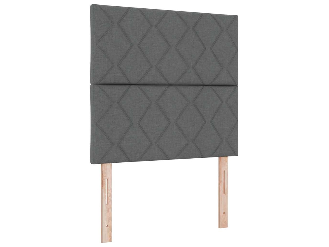 Cabeceira com Cabeceira Cinza Escuro 100 cm Couro Sintético MAISON EXCLUSIVE
