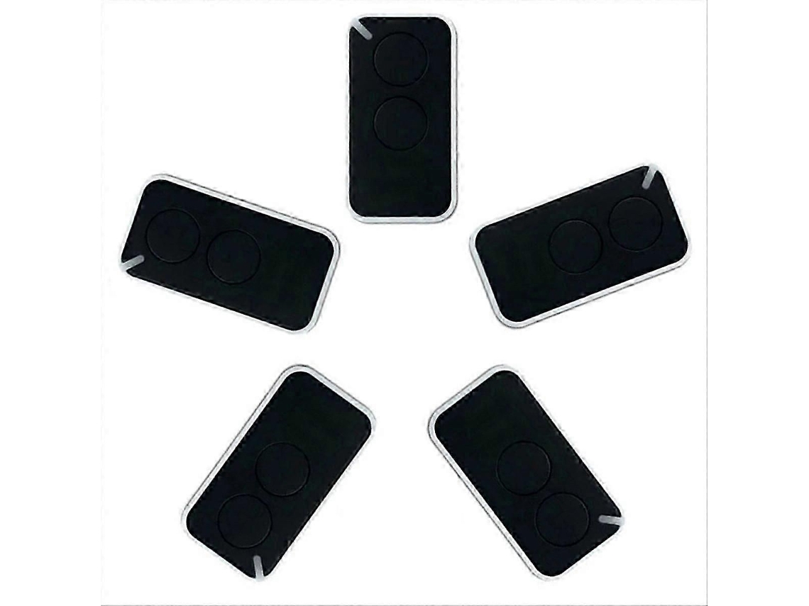 5pcs para Controle Remoto Universal de Garagem Nice 433.92mhz Preto TAISHENGDA