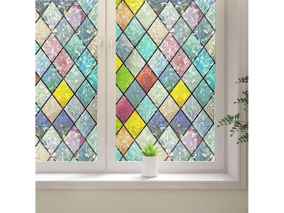 Adesivos Para Janelas, Adesivos Para Vitrais, 50* 300 Cm