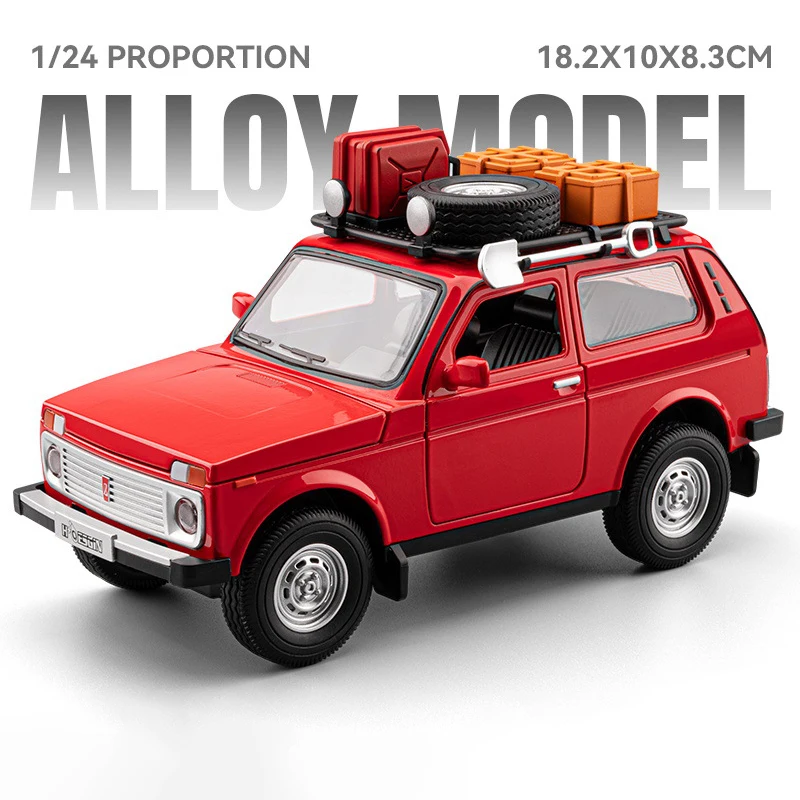 (vermelho) 1:24 Miniatura De Carro De Metal Fundido Com Som E Luz