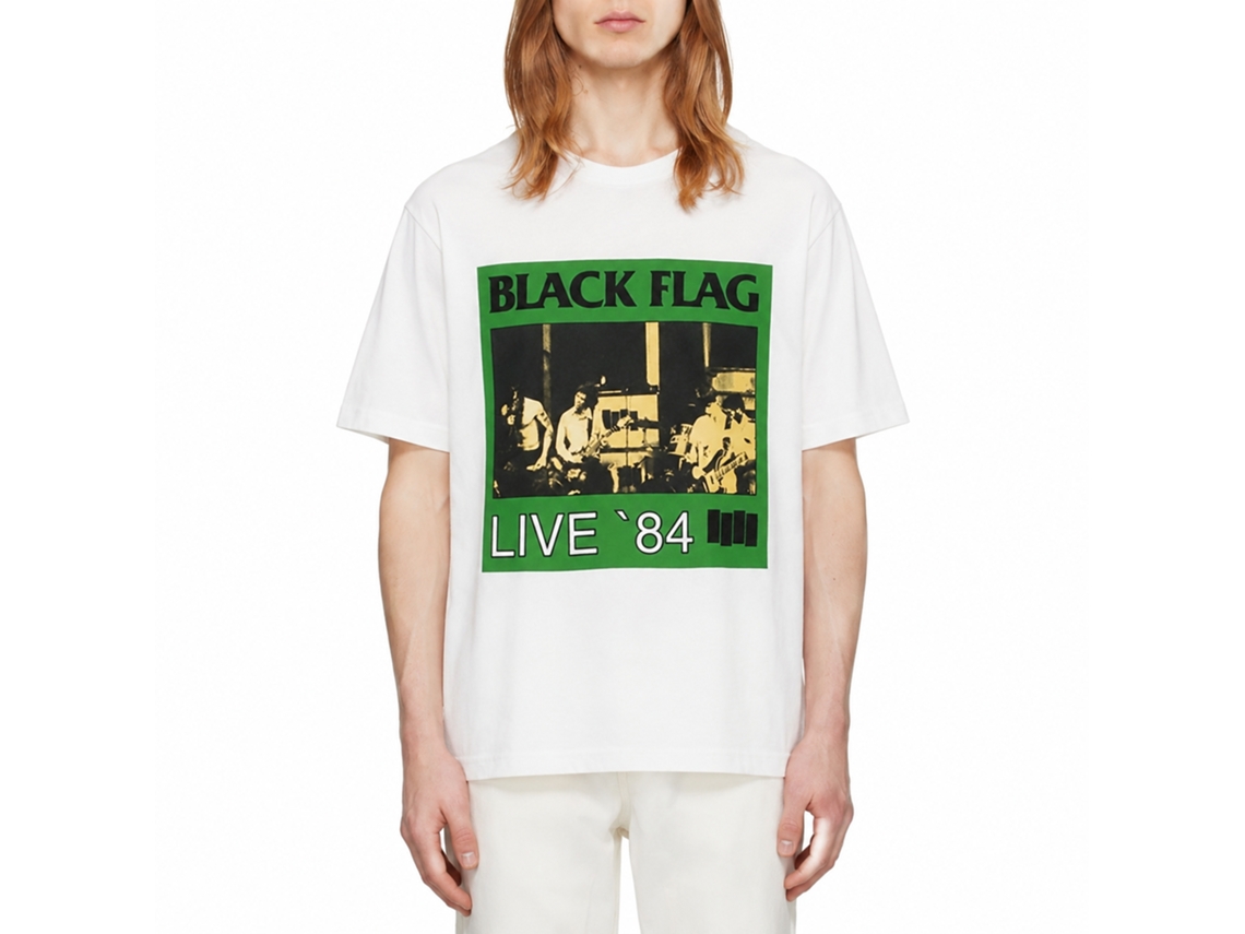 Black Flag Live 84 T-shirt Unisex Adults Size:l