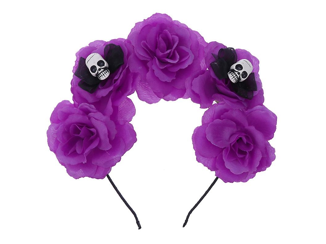 1 Peça de Argola de Cabelo de Flor de Halloween para Decorações de Halloween ALLINLESS