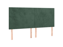 Headboard, Headboards Vidaxl Verde Veludo (160 Cm)