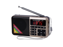 Rádio Fm Y 509, Tocador De Música Mp3 Digital, Mini Alto Falante Portátil Com Lanterna Led Para Ambientes Externos Olysi Shop