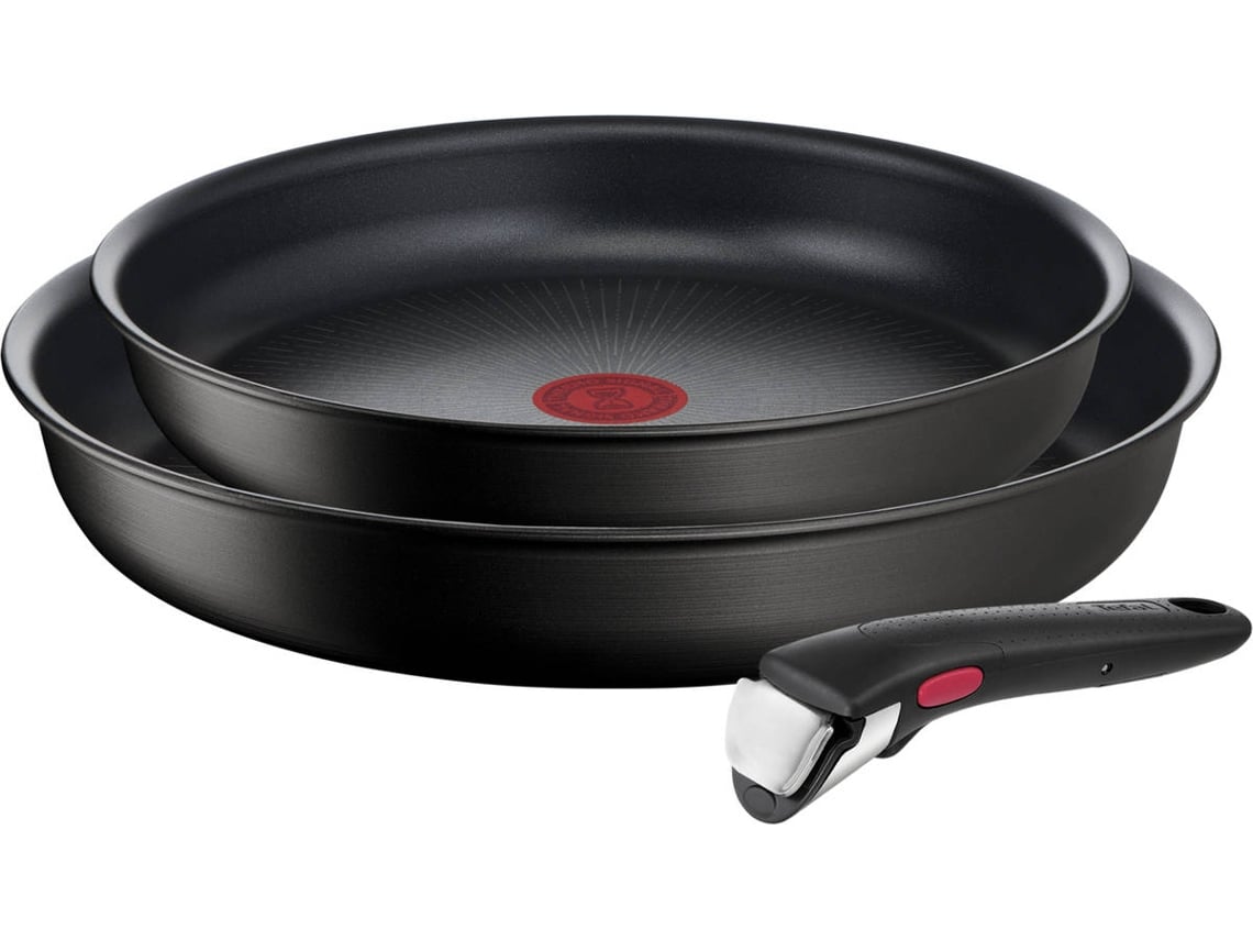 Set 3 Peças - Frigideiras + Pega TEFAL Ingenio Unlimited L7639143 (24/28cm)