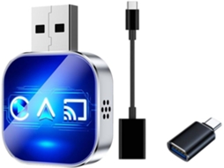 Adaptador Mirror Link Carplay Sem Plugue Usb, Android Auto Play Com Fio