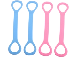 Conjunto De 4 Faixas Elásticas Resistência Para Ioga, Grossas E Resistentes, Alongamento Das Costas, Braços