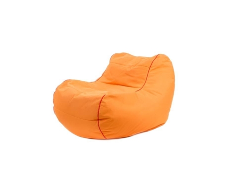 Pufe JUMBO BAG Jack Original Laranja Interior/Exterior 100% Poliéster 108X75X70 Cm