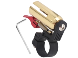 Campainha para Bicicleta, Som Nítido, em Cobre, para Guidão, para Mtb, Dourado, Estilo Retrô AQUAFORGE