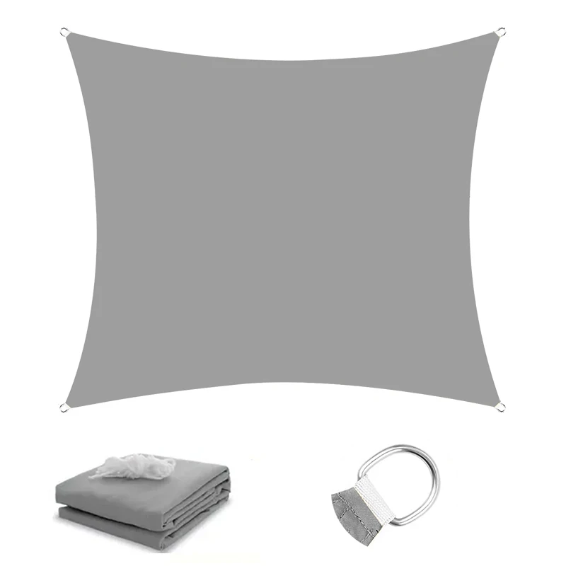 Vela de Sombreamento MDUG cinza escuro 400x500cm com Proteção Uv