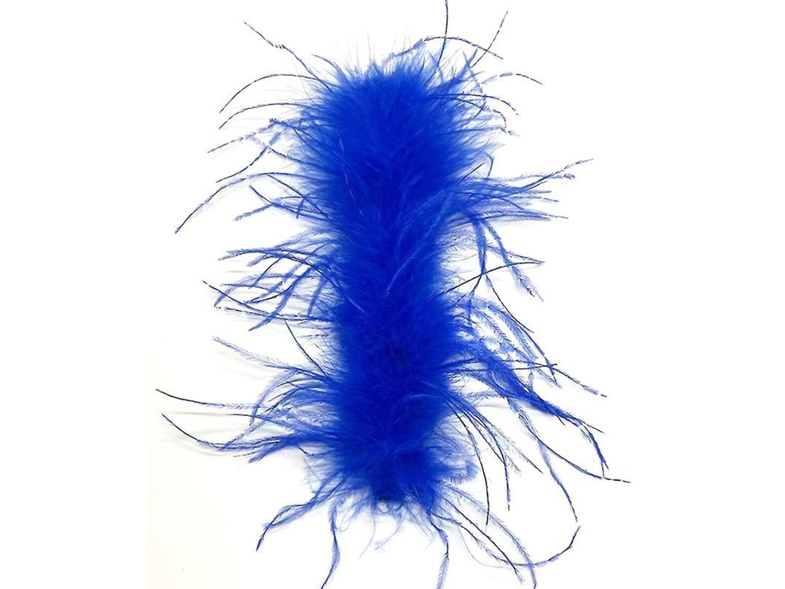 Muñequera De Penas De Avestruz 100% Real, Pulseira Flexível Para Festa, Moda E Acessórios, 39% De Desconto Azul