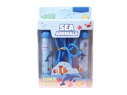 Corda De Pular Para Crianças Pvc Desenho Animado Anti-emaranhamento Para Treino Fitness Kindergarten Prêmio Oceano