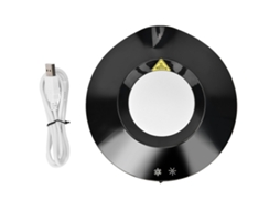 Aetheria base Usb Coaster para Copo de Café com Função Frio e Quente para Escritório e Lar (preto)