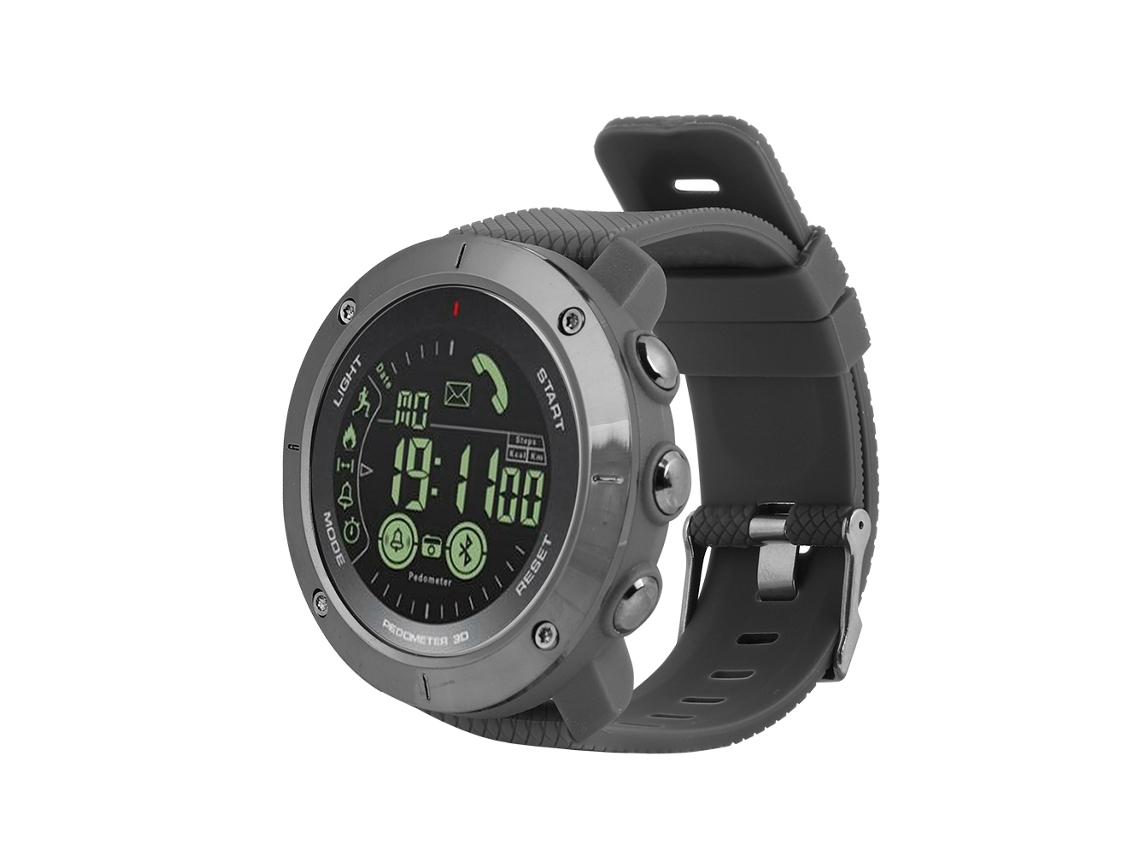 Relógio Inteligente Pulseira Inteligente Cinza Ex36 EOOCOO (rastreamento de Saúde Bluetooth À Prova de Água)