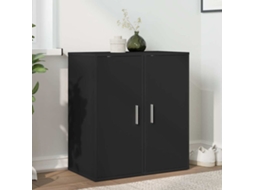 Vidaxl Sapateiras 2 Pcs 32x35x70 Cm Contraplacado Preto