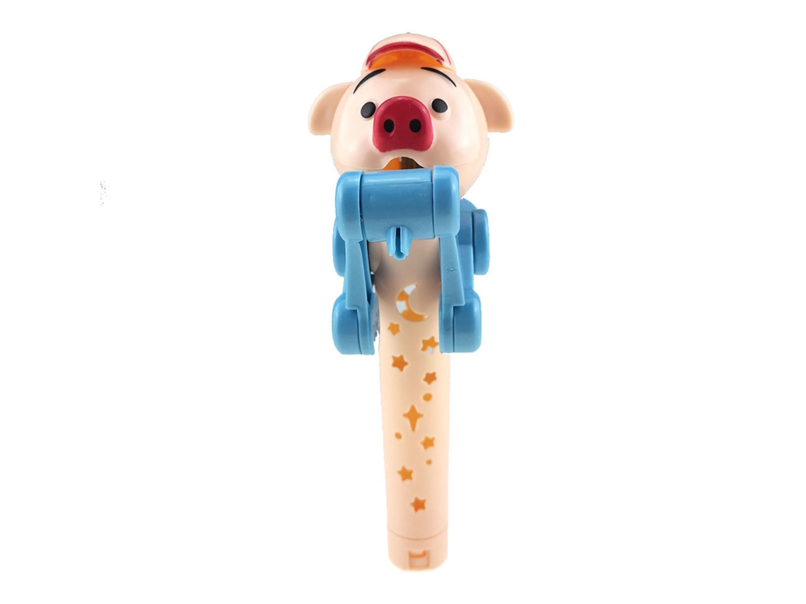 Mali suporte de Robô para Pirulito Forma Animal Fofo Armazenamento Limpo Brinquedo Presente Plástico 21cm
