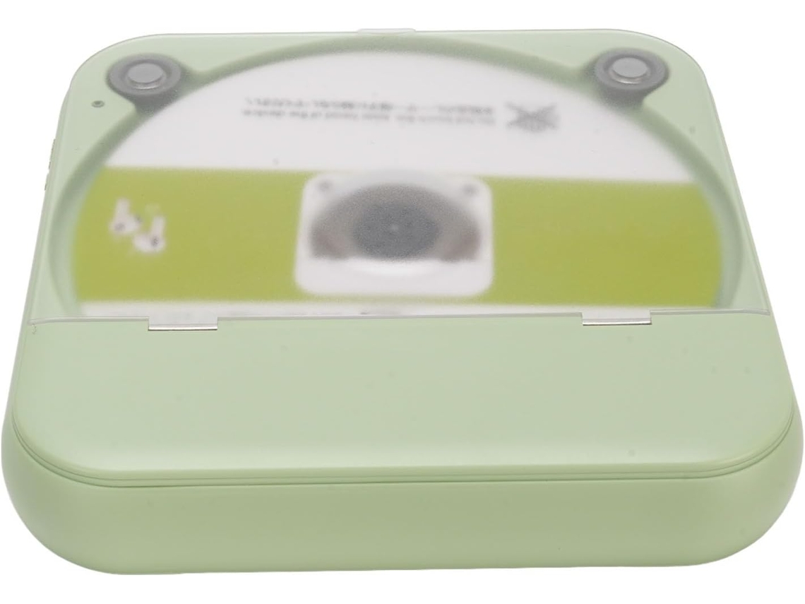 Leitor Cd Portátil Fockety, Tela De 5,3" E Bateria De 2000 Mah, Reprodutor De Música Com Carregamento Rápido