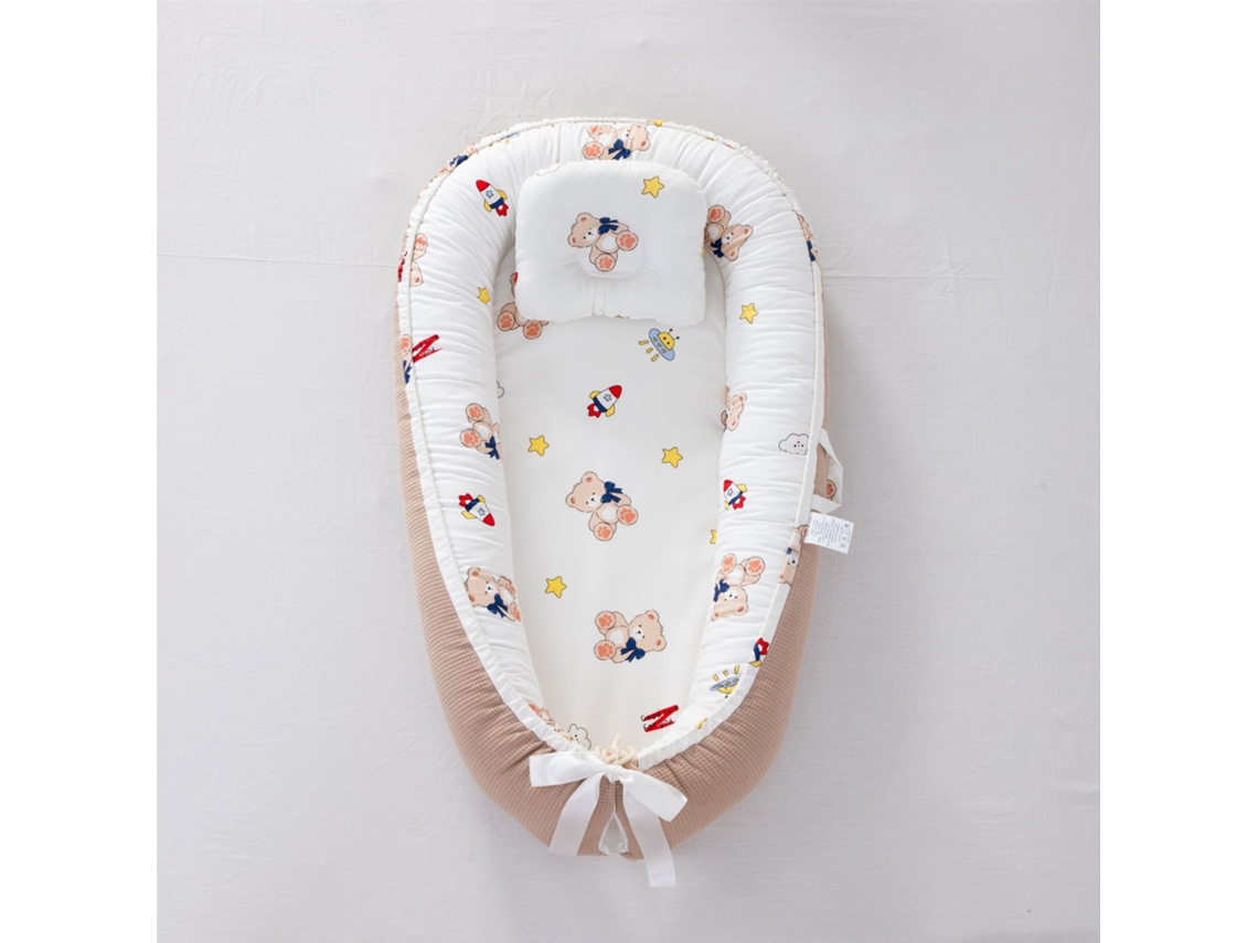 Ninho De Bebé Eifson- Travesseiro Com Capa Lavável Com Zíper 85*50*12cm - Foguete