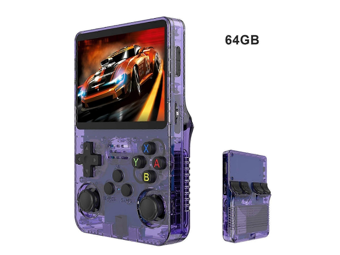 Console De Jogos Portátil R36s Com Tela Ips De 3,5 Polegadas, Sistema Linux, Jogos Retrô Rápidos VONKELIOS