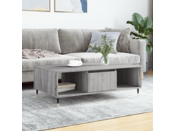 Vidaxl Mesa De Centro 104x60x35 Cm Derivados Madeira Cinzento Sonoma