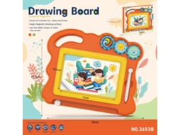 Brinquedos e Presentes Educativos para Meninos e Meninasquadro Magnético Infantil para Escrita Laranja Caixa com Janela CHENNNLS