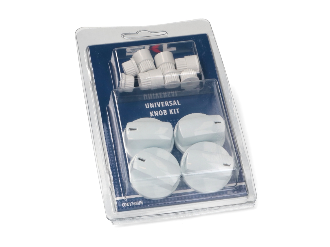 Puxador de Cozinha com Adaptadores Kit Branco com 4 Peças Fogão/placa a Gás Cok1768un