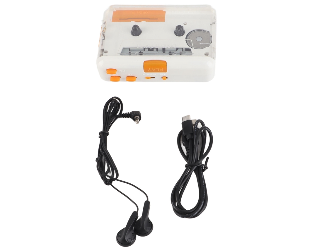 Conversor de Cassetes Usb LAXISCREED Branco Amarelo