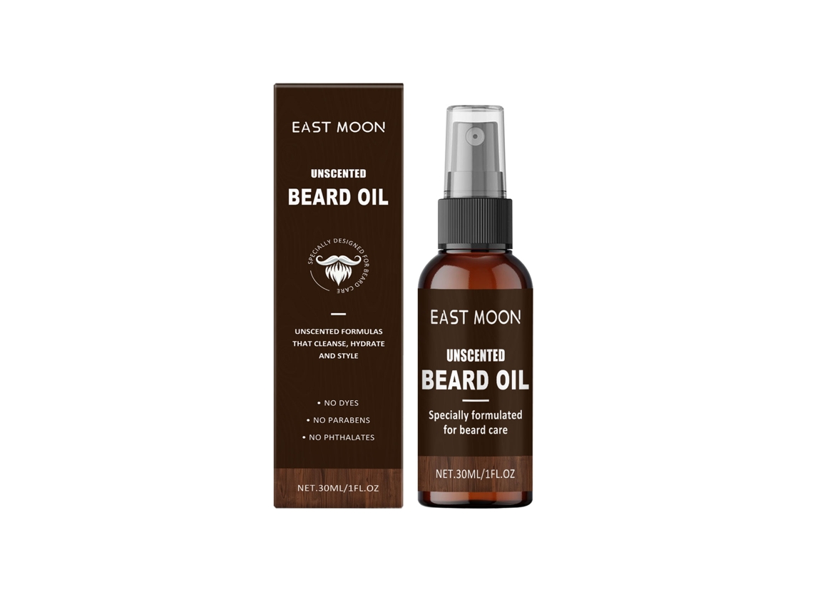 Óleo de Barba Masculino East Moon Hidrata Nutre